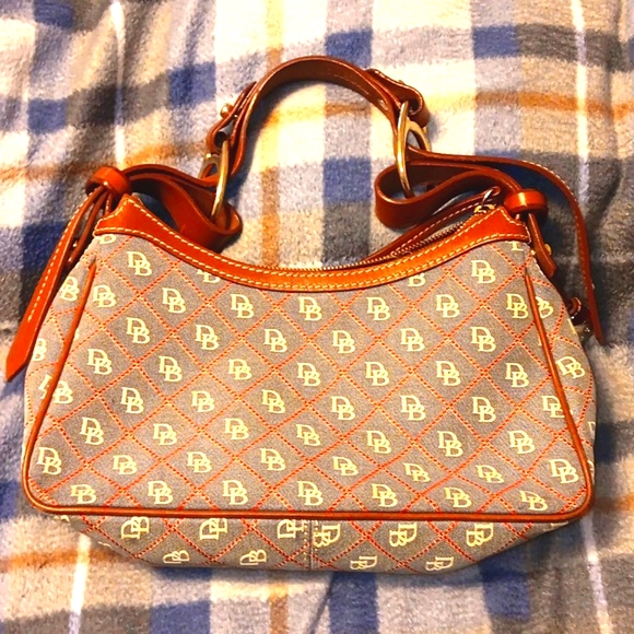Dooney & Bourke Handbags - Dooney & Bourke Gray and Brown Handbag
